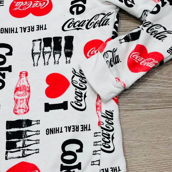 Coca-Cola Women’s Pullover Top  sweatshirt  Sz Small - Picture 4 of 9
